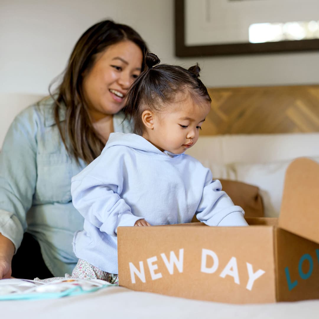 Lovevery play things subscription box Montessori